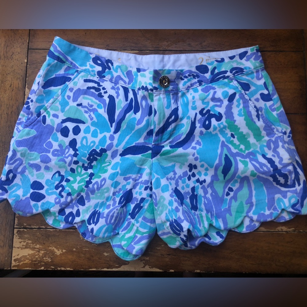 Lilly Pulitzer Buttercup shorts, size 2